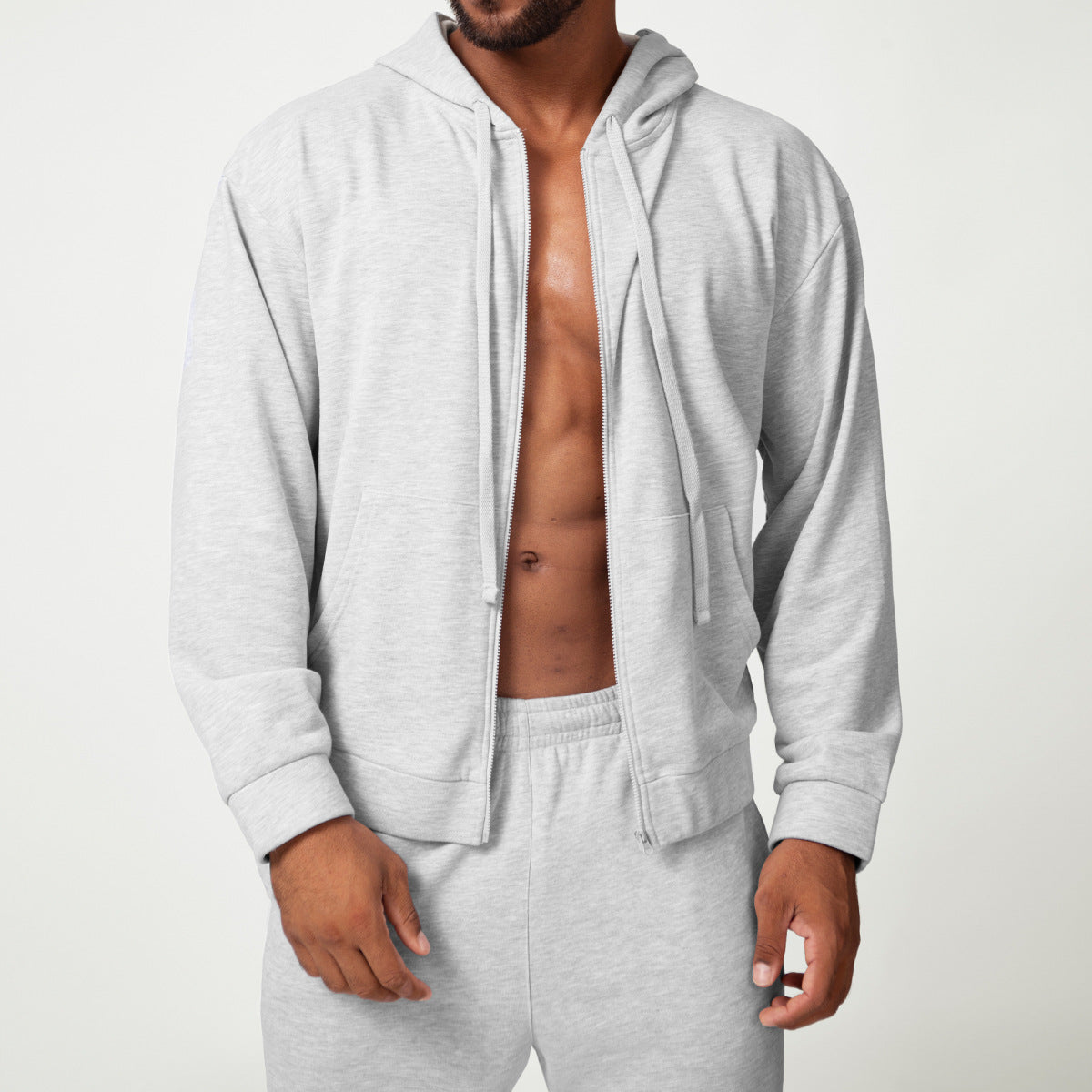 Men’s Zip-Up Hoodie Sweat Jacket