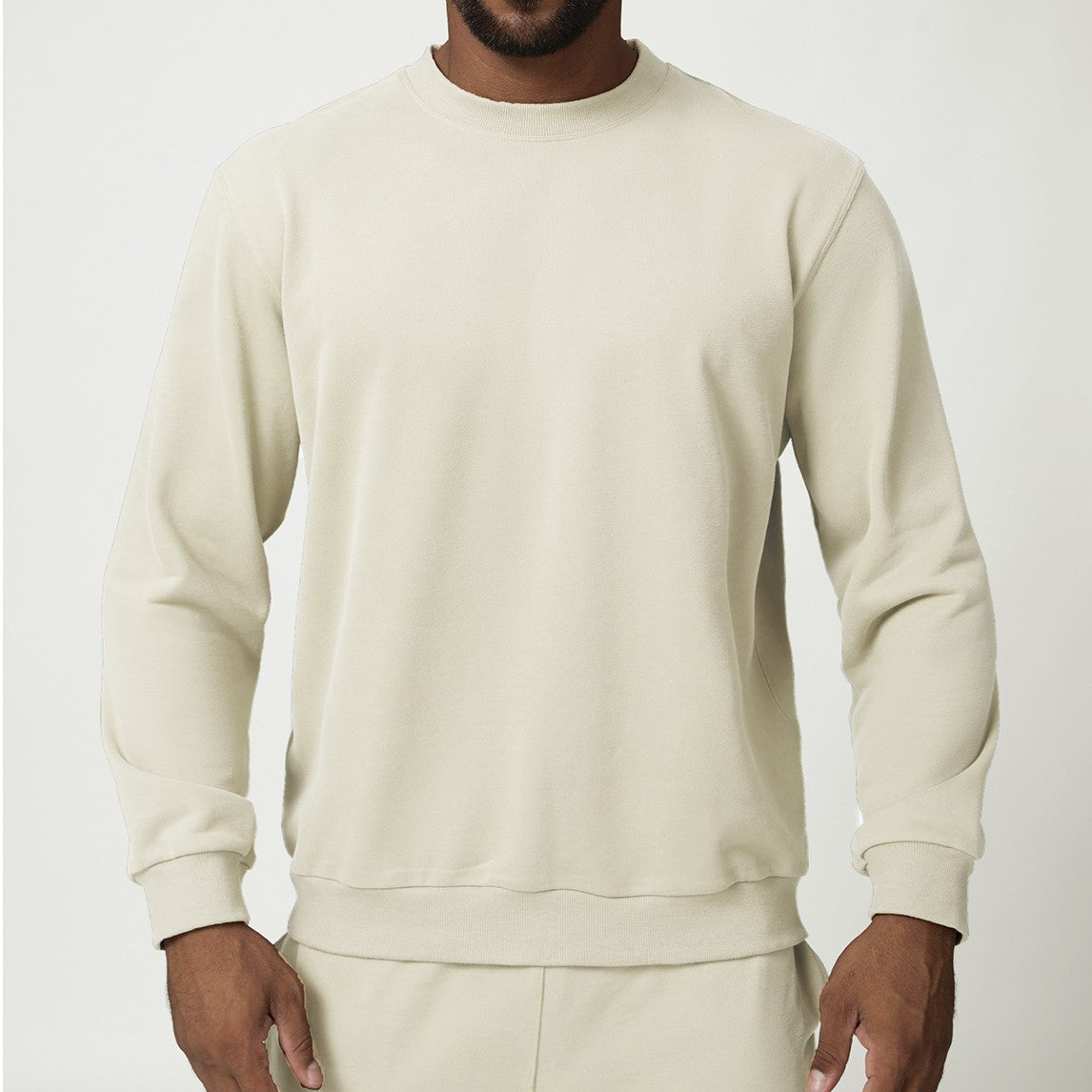 Men’s Cotton Blend Crewneck Sweatshirt