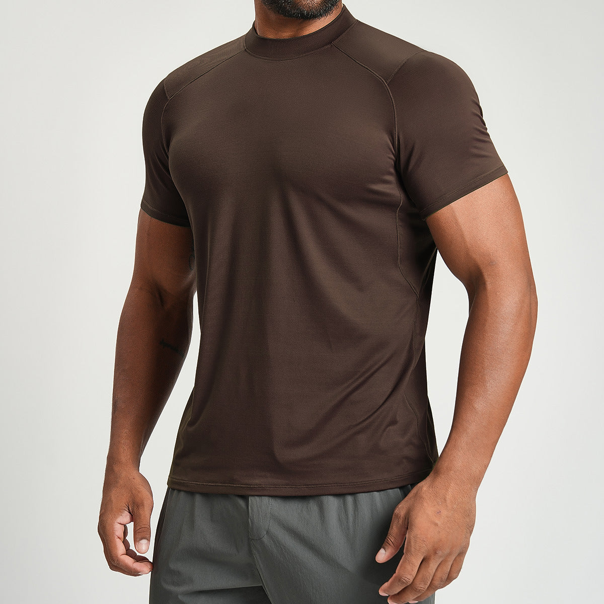 Men’s Breathable Athletic Short Sleeve Training T-Shirt