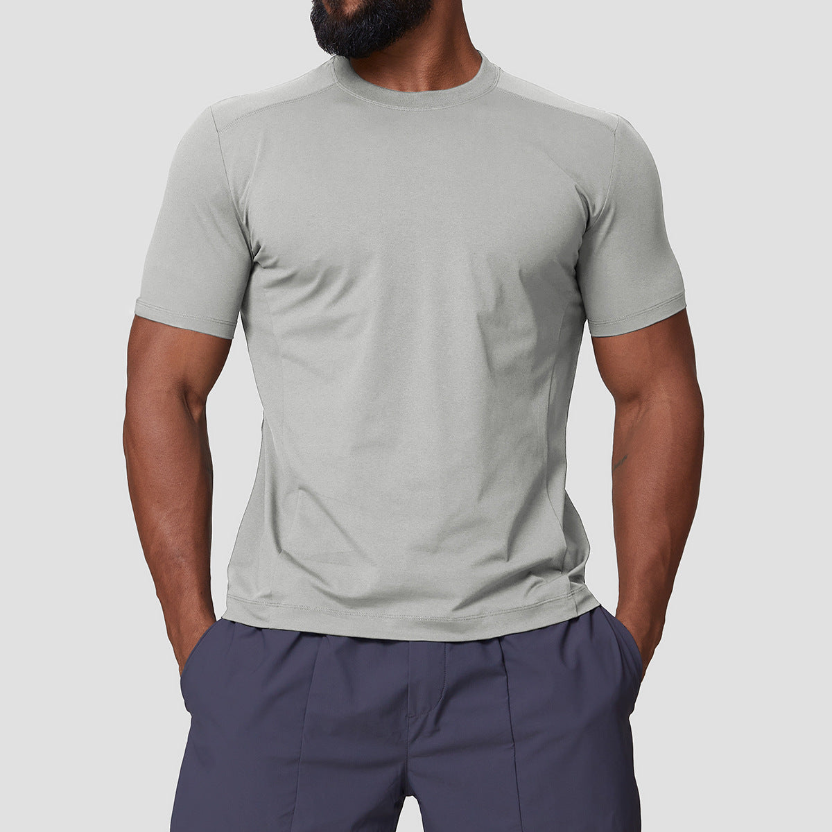 Men’s Anti-UV Quick-Dry Crew Neck T-Shirt