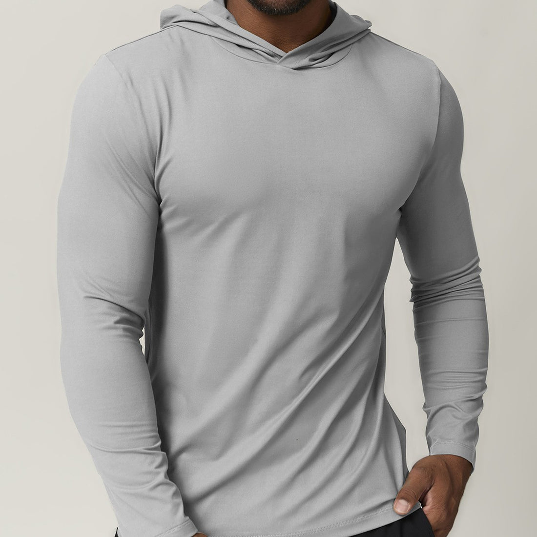 Men’s Performance Long Sleeve Hooded Training Shirt