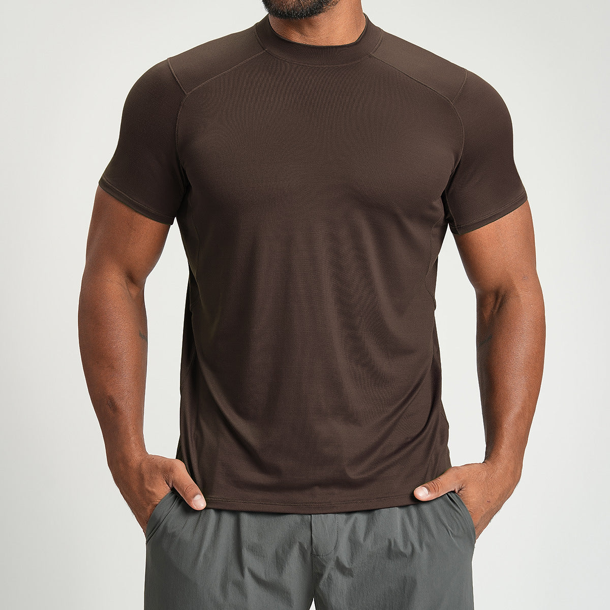 Men’s Breathable Athletic Short Sleeve Training T-Shirt