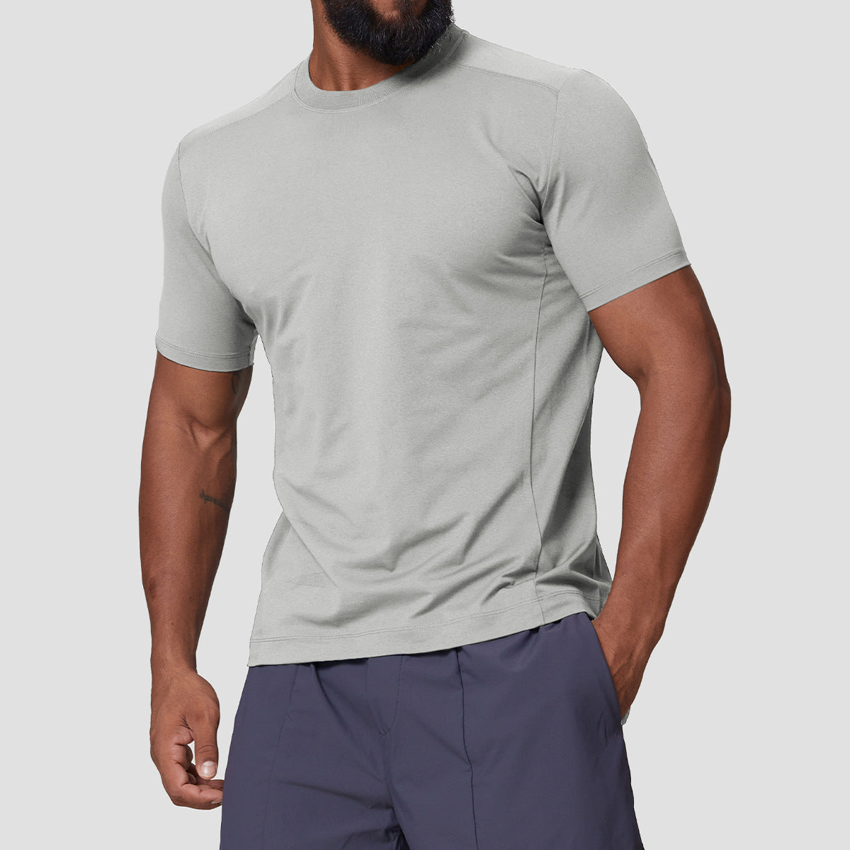 Men’s Anti-UV Quick-Dry Crew Neck T-Shirt