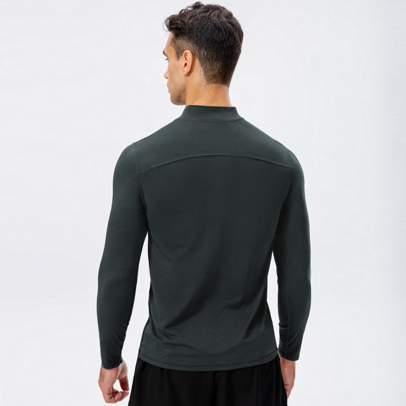 Men’s Half-Zip Performance Long Sleeve Training Top