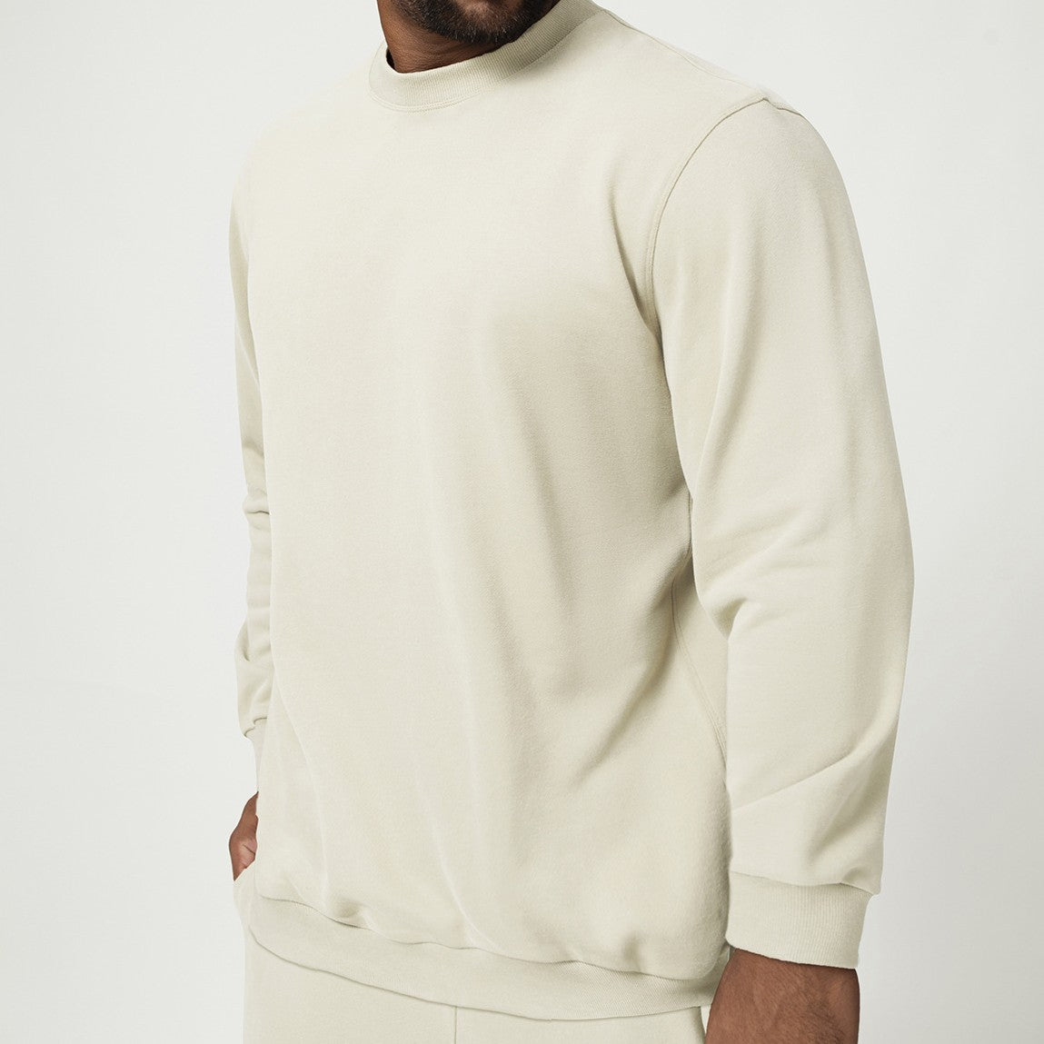 Men’s Cotton Blend Crewneck Sweatshirt