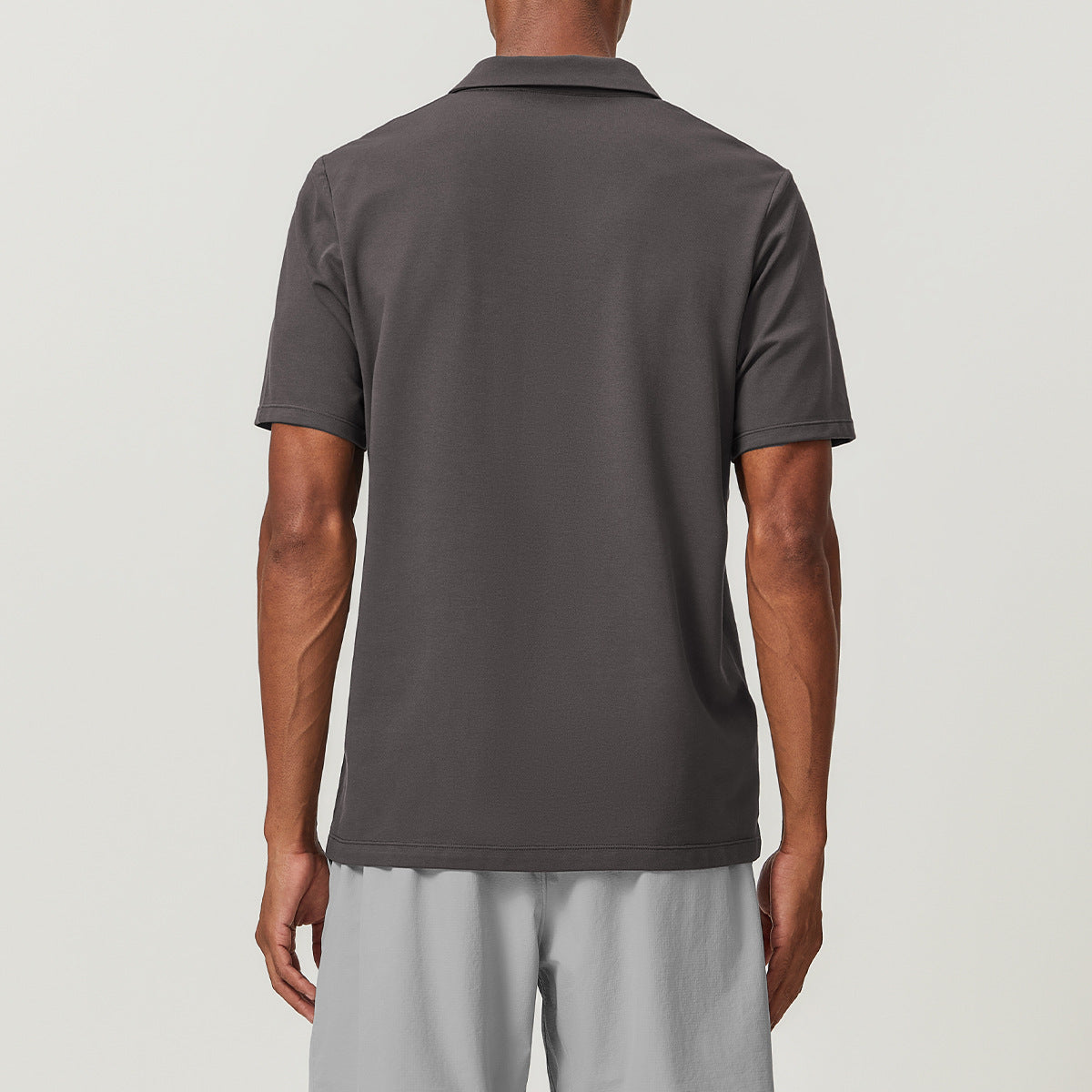Men’s Breathable Cotton Blend Polo Shirt