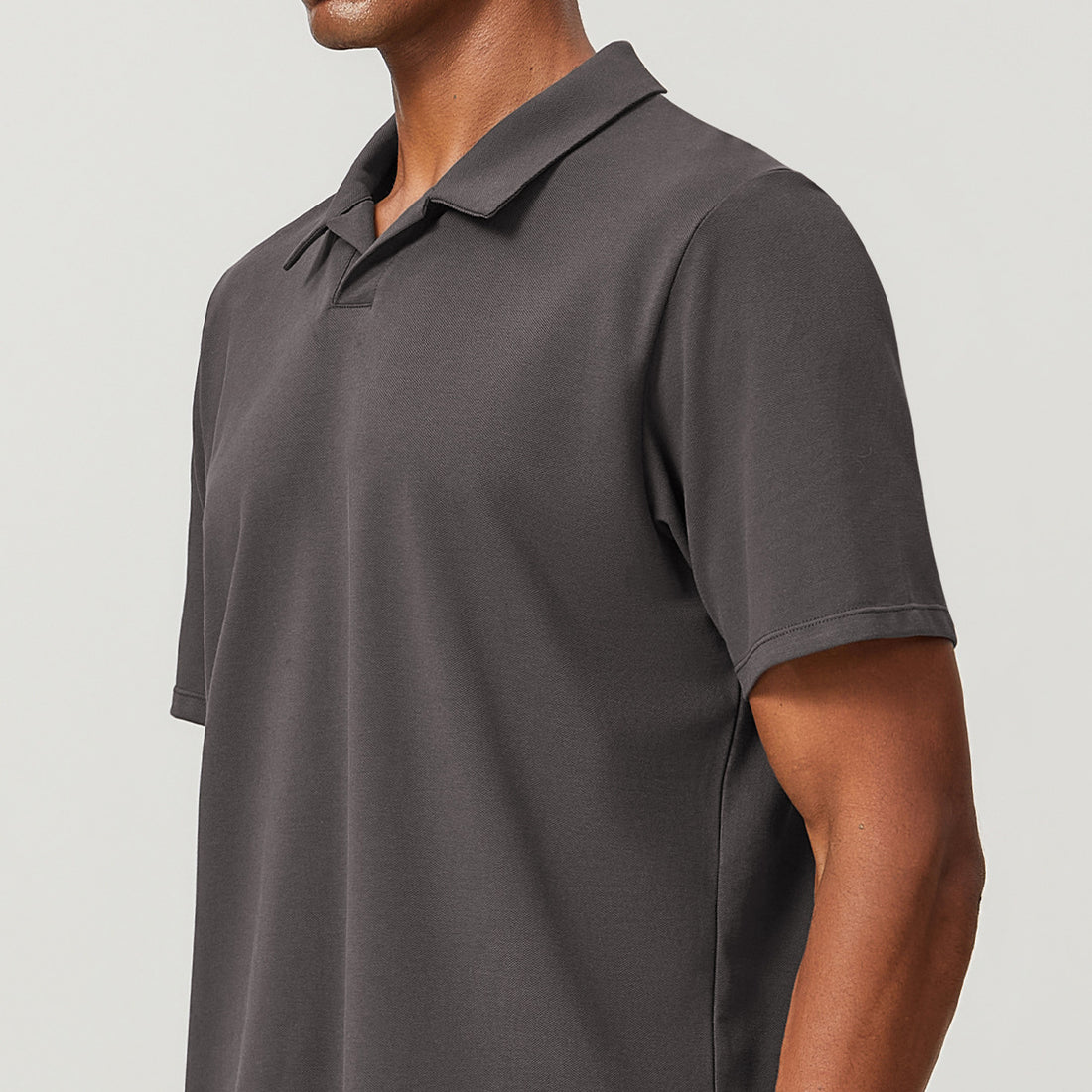 Men’s Breathable Cotton Blend Polo Shirt