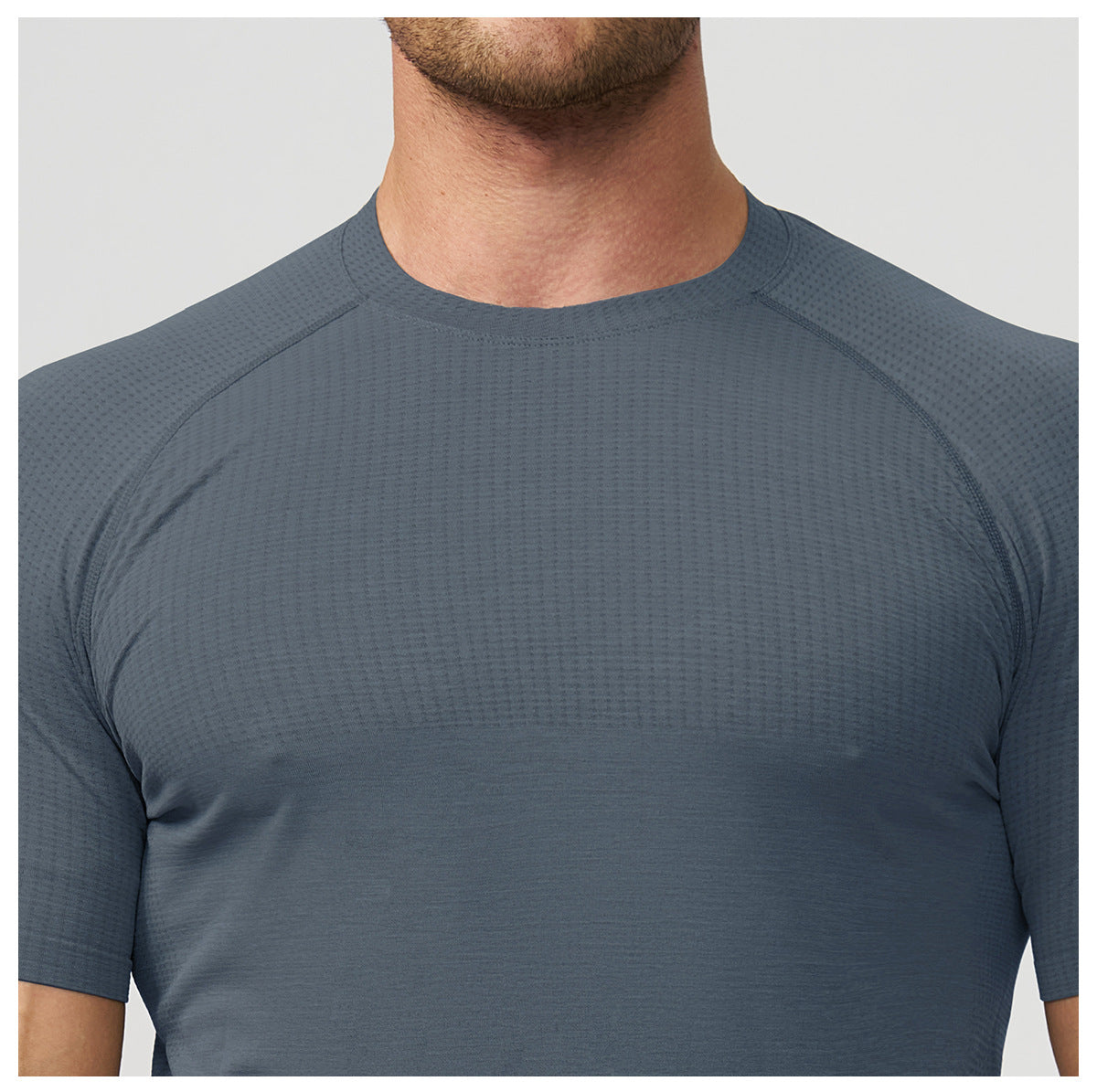 Men’s Seamless Quick-Dry Compression Training T-Shirt