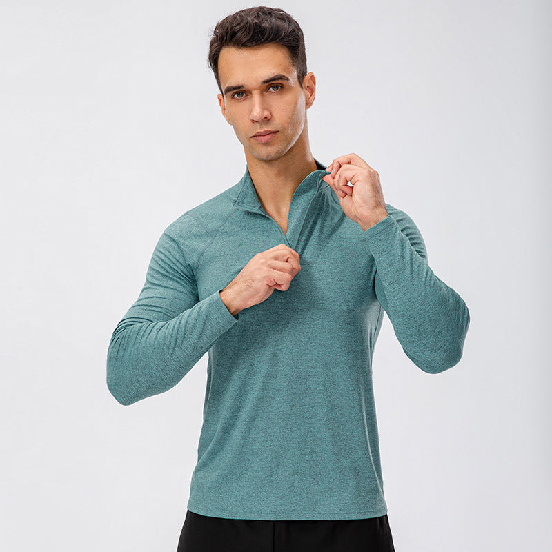 Men’s Half-Zip Performance Long Sleeve Training Top