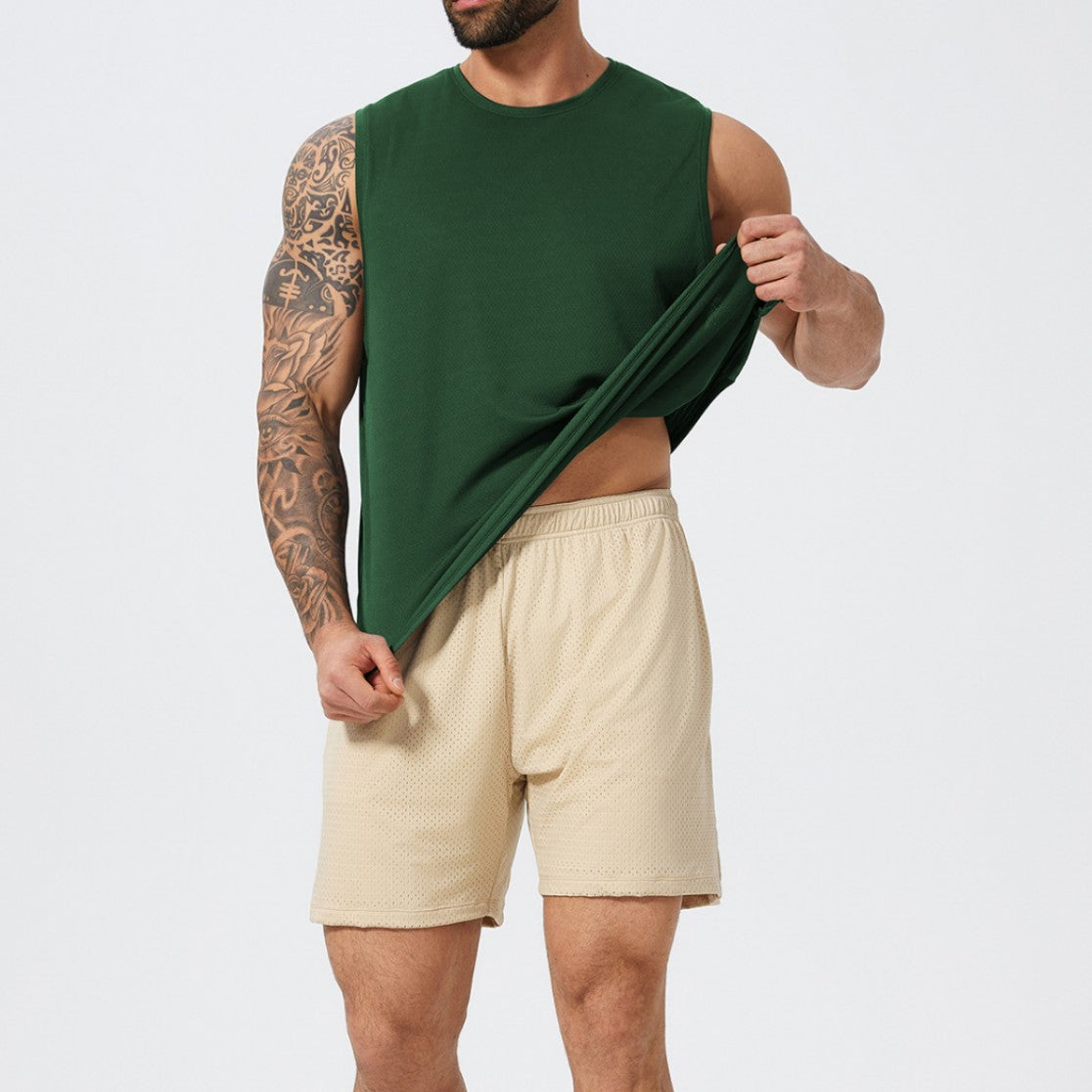 Men’s Sleeveless Quick-Dry Sports Tank Top