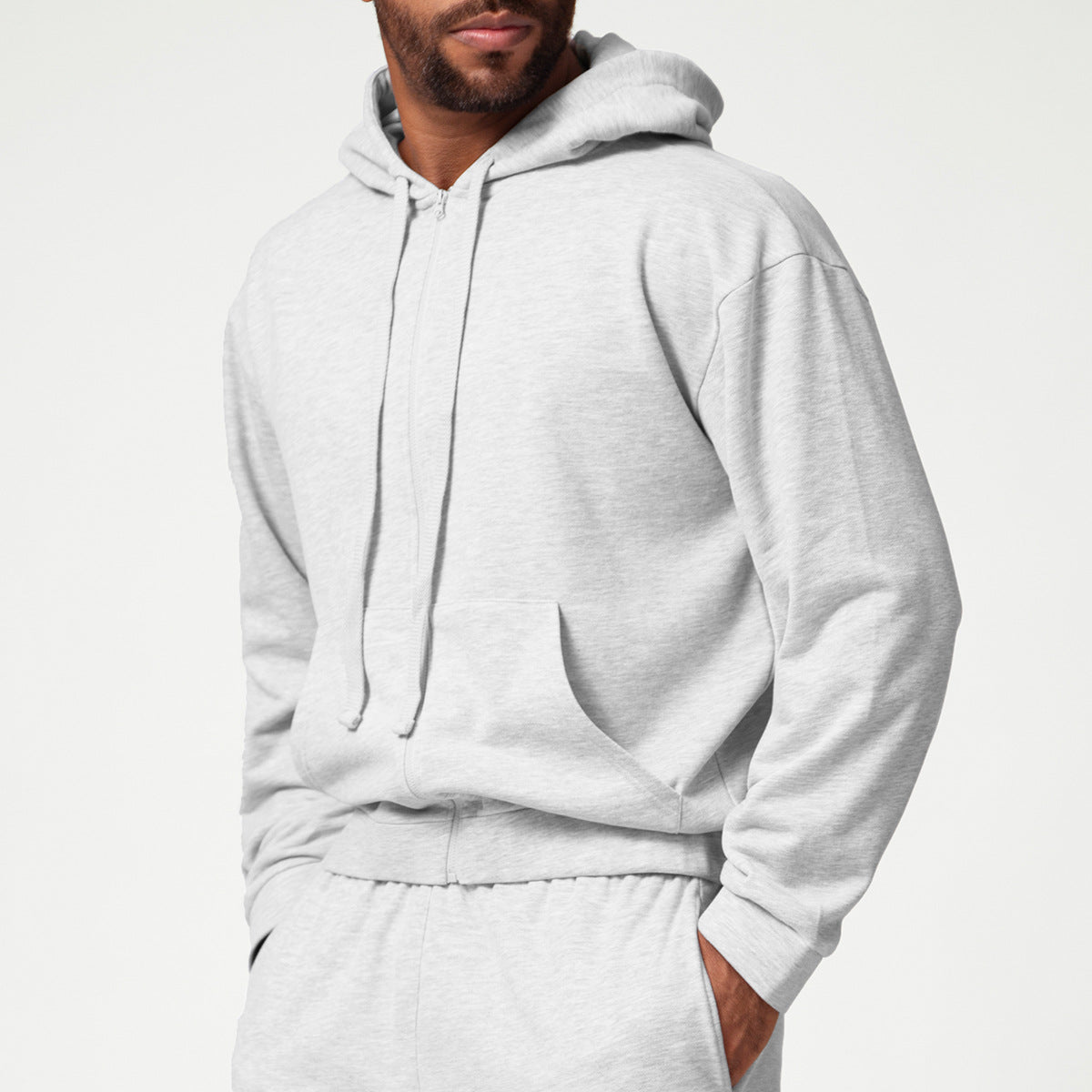 Men’s Zip-Up Hoodie Sweat Jacket