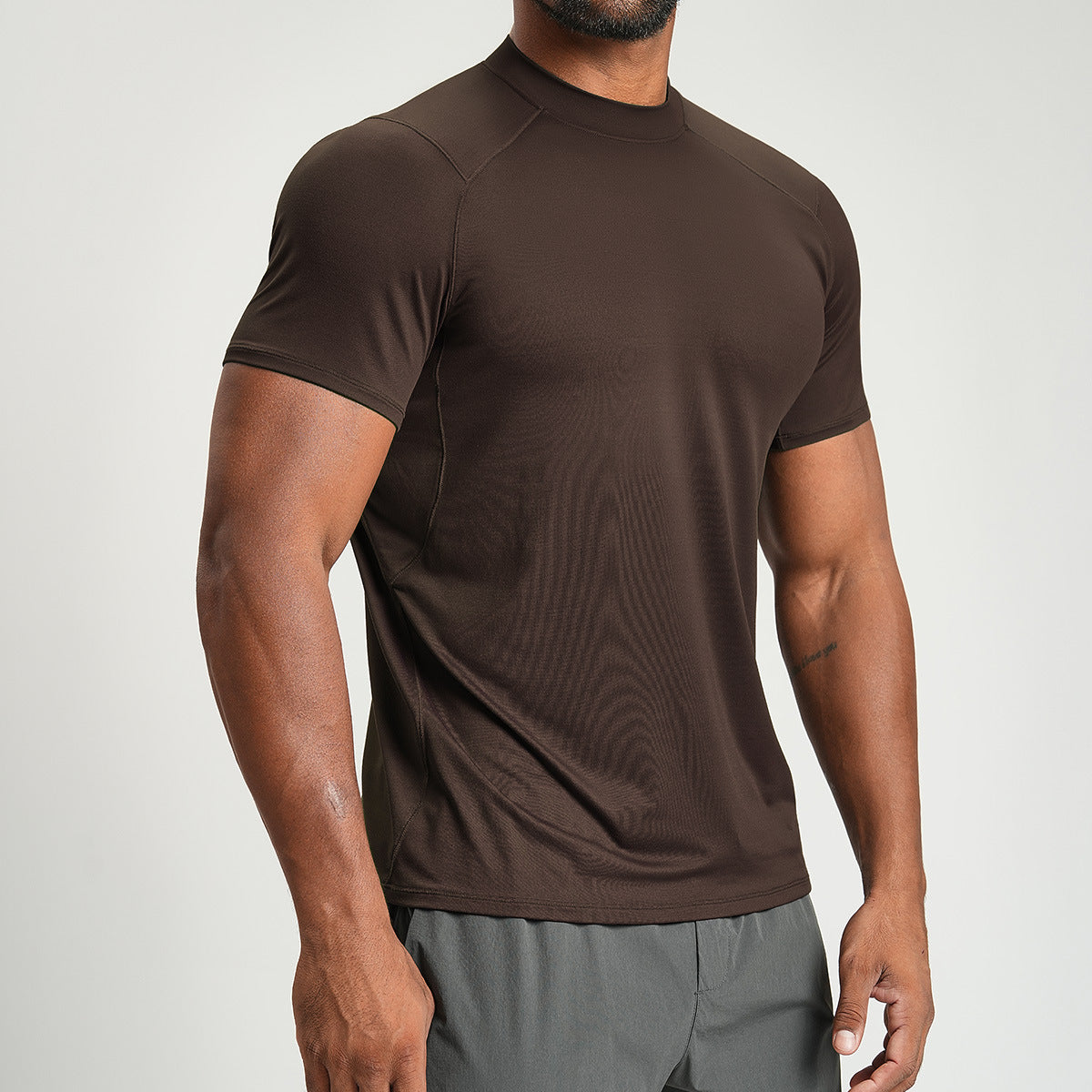 Men’s Breathable Athletic Short Sleeve Training T-Shirt