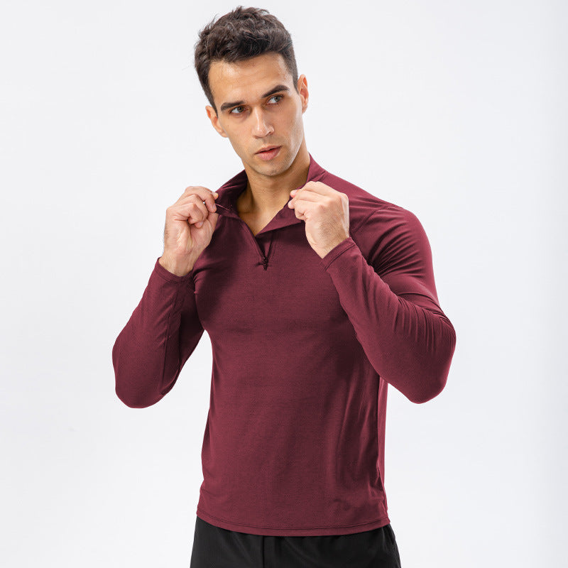 Men’s Half-Zip Performance Long Sleeve Training Top