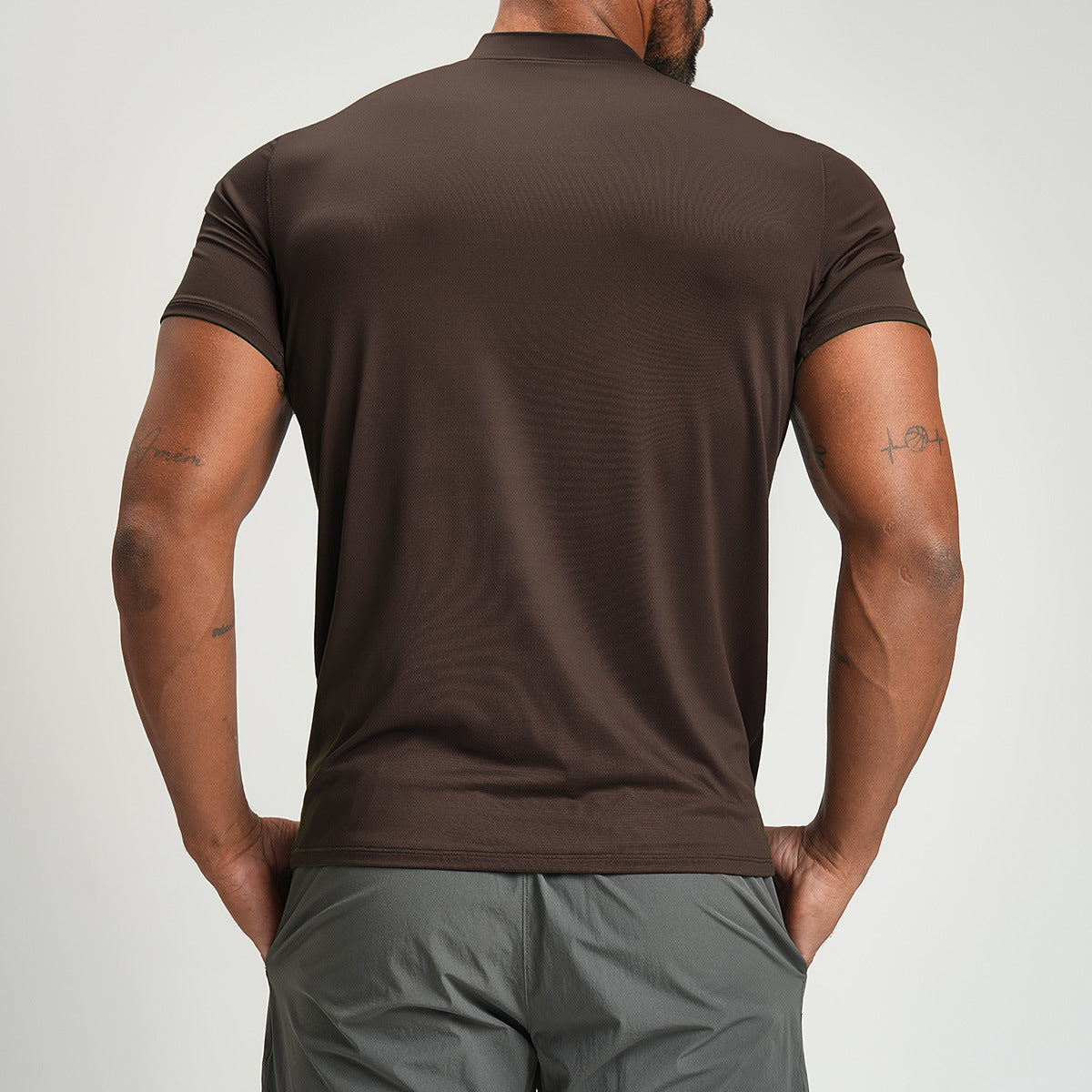 Men’s Breathable Athletic Short Sleeve Training T-Shirt