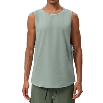 Men’s Breathable Quick-Dry Sleeveless Training Tank Top