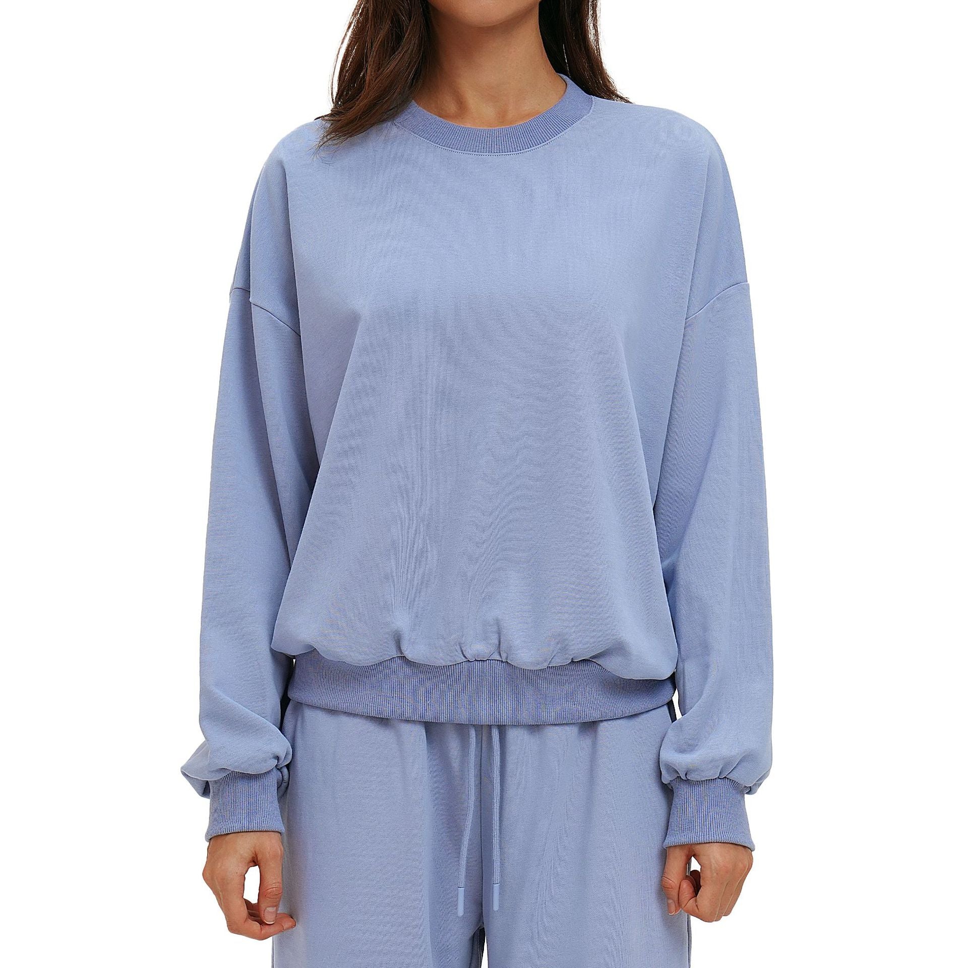 Women’s Relaxed Crew Neck Long Sleeve Sweatshirt
