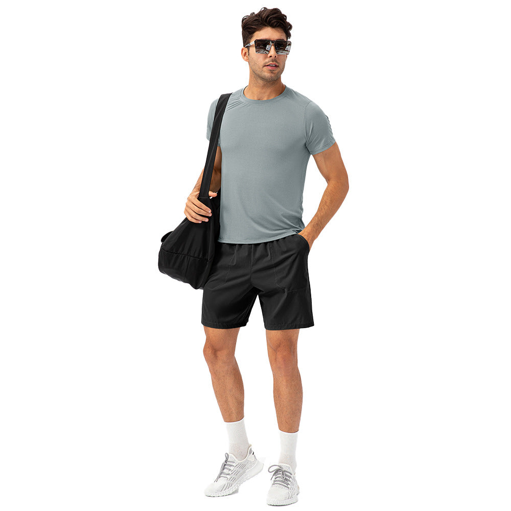 Men’s Breathable Quick-Dry Crew Neck T-Shirt