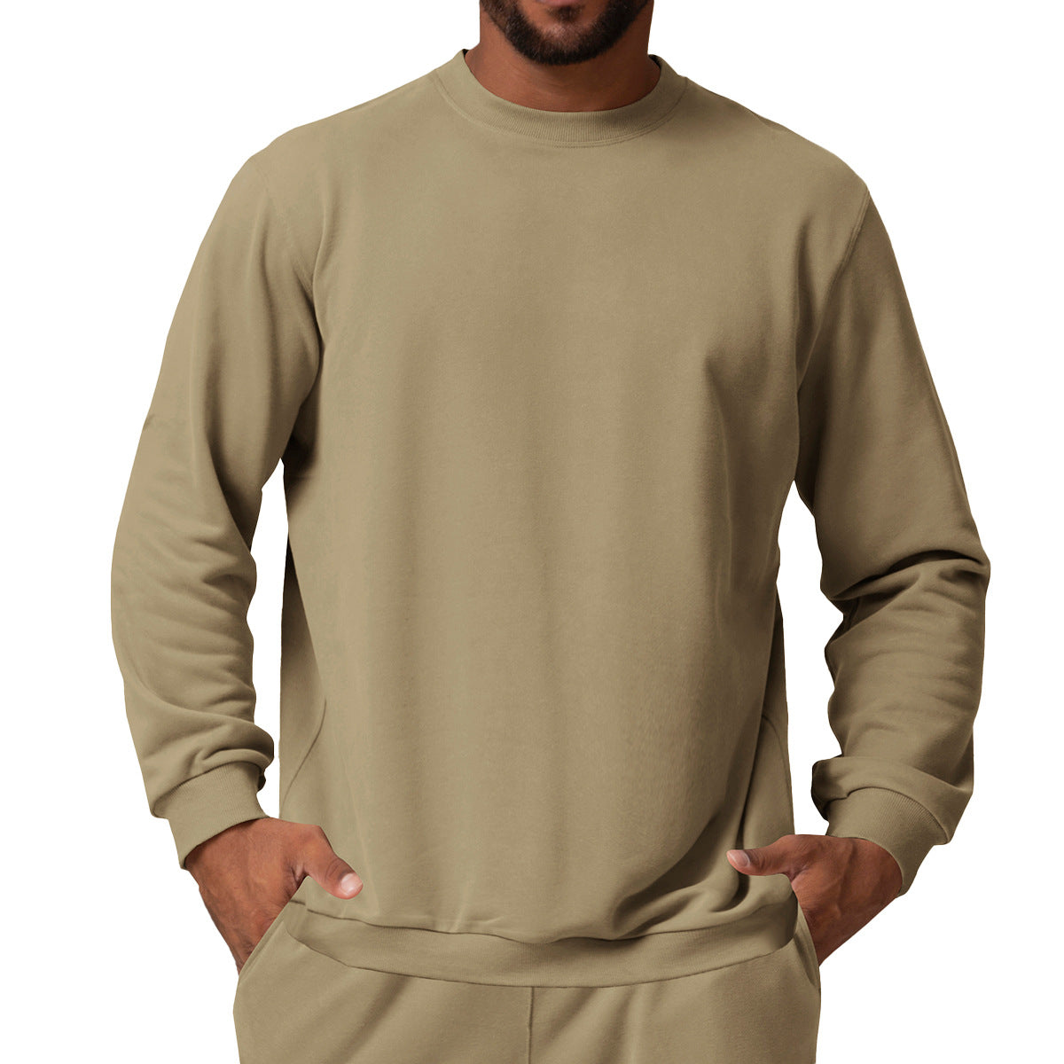 Men’s Cotton Blend Crewneck Sweatshirt