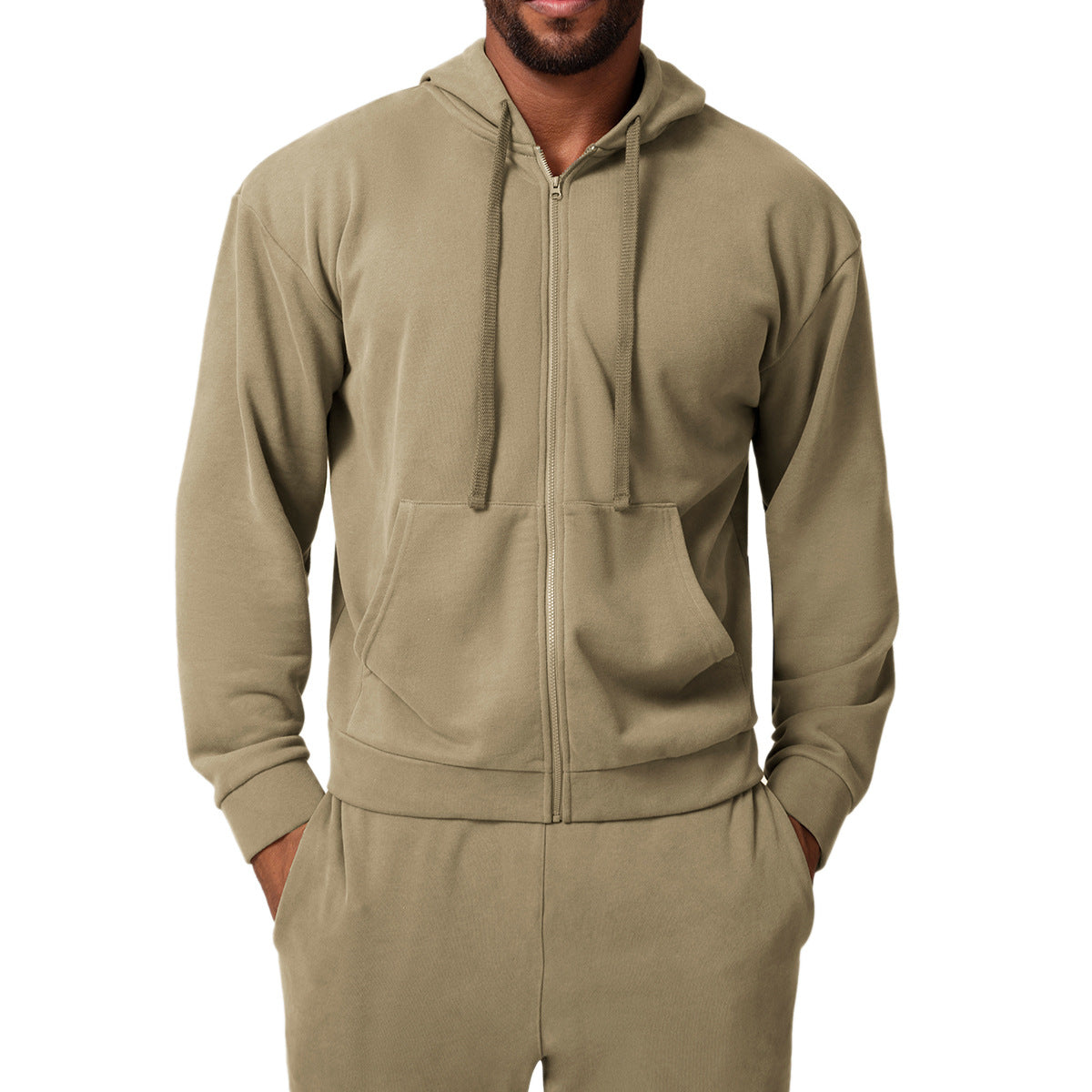 Men’s Zip-Up Hoodie Sweat Jacket