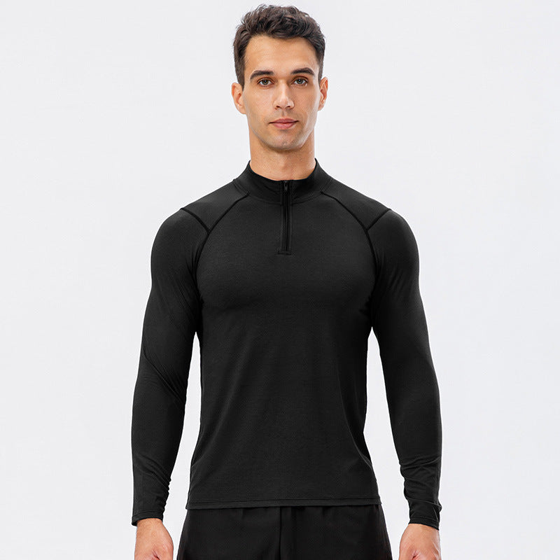 Men’s Half-Zip Performance Long Sleeve Training Top