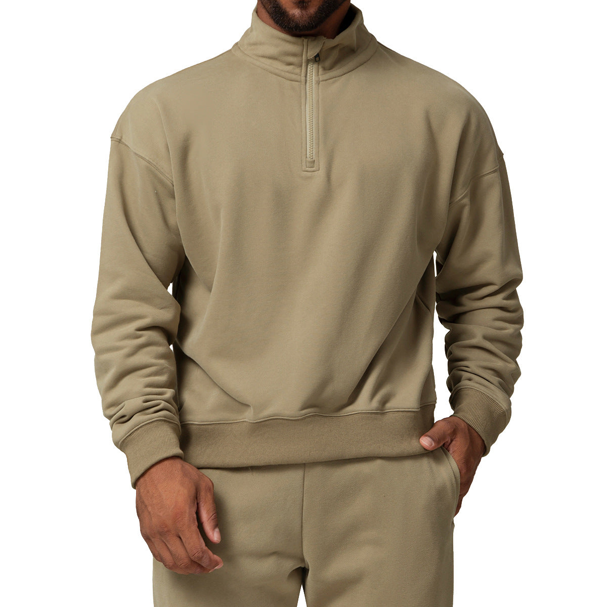 Men’s Half-Zip Pullover Sweatshirt