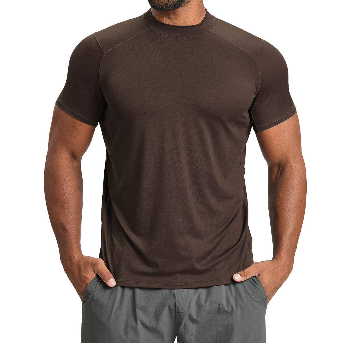Men’s Breathable Athletic Short Sleeve Training T-Shirt