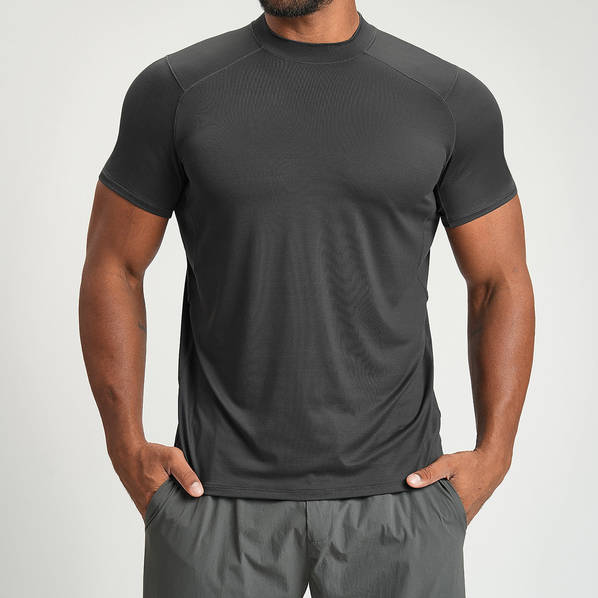 Men’s Breathable Athletic Short Sleeve Training T-Shirt