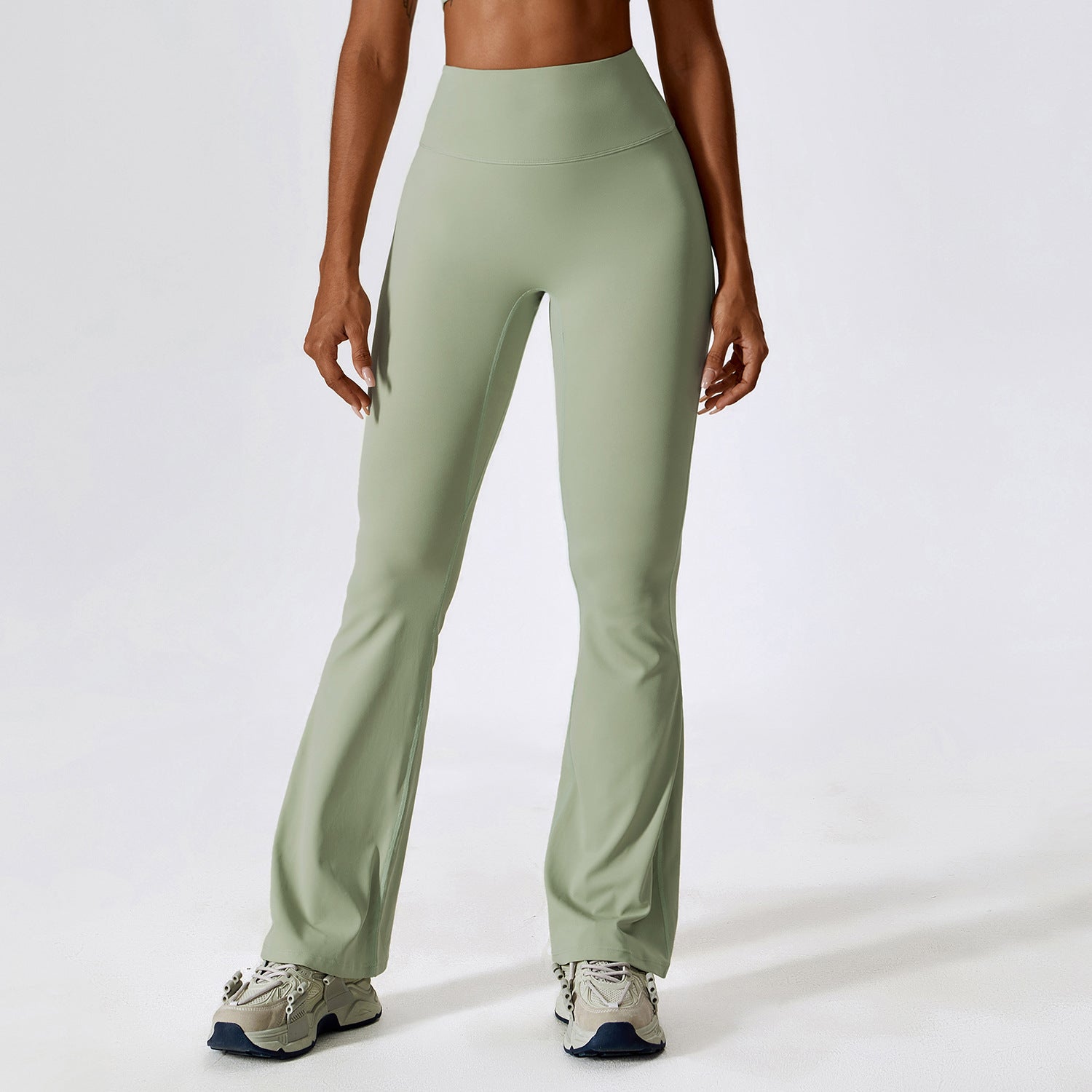 Women’s High-Waisted Scrunch Flared Yoga Pants