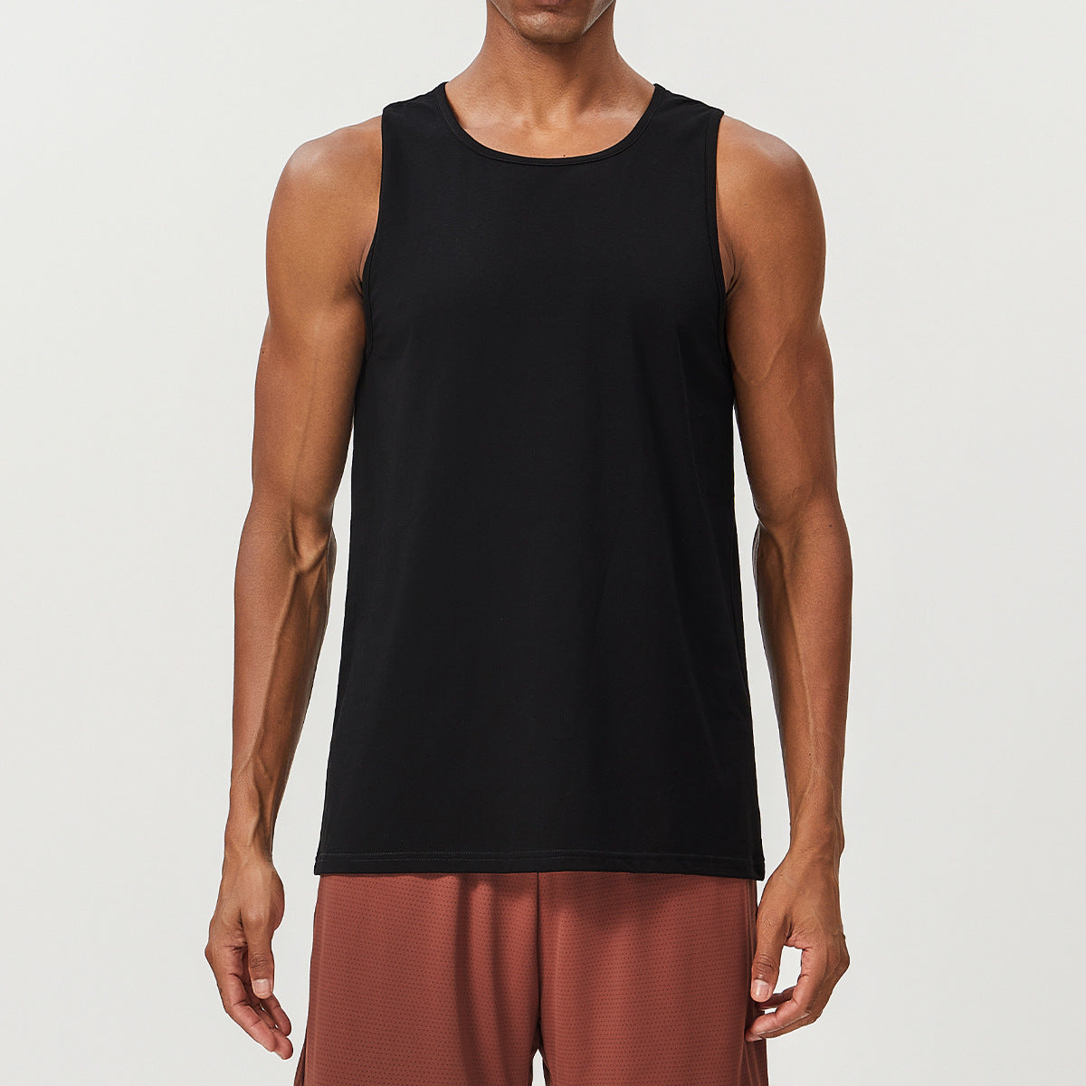 Men’s Cotton Blend Sleeveless Sports Tank Top