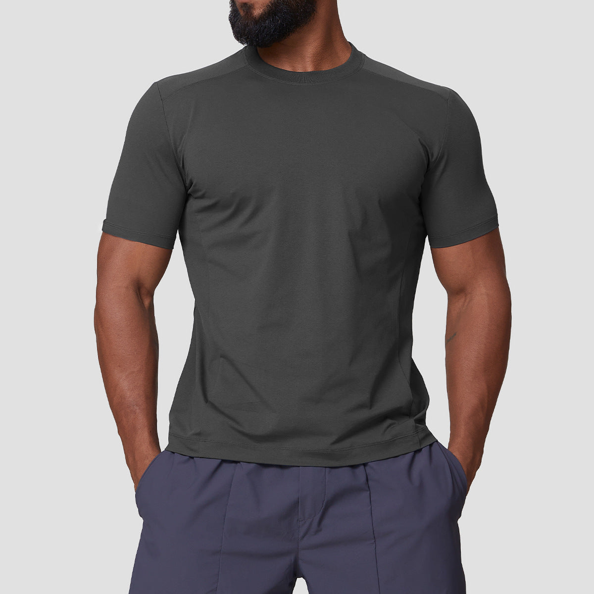 Men’s Anti-UV Quick-Dry Crew Neck T-Shirt