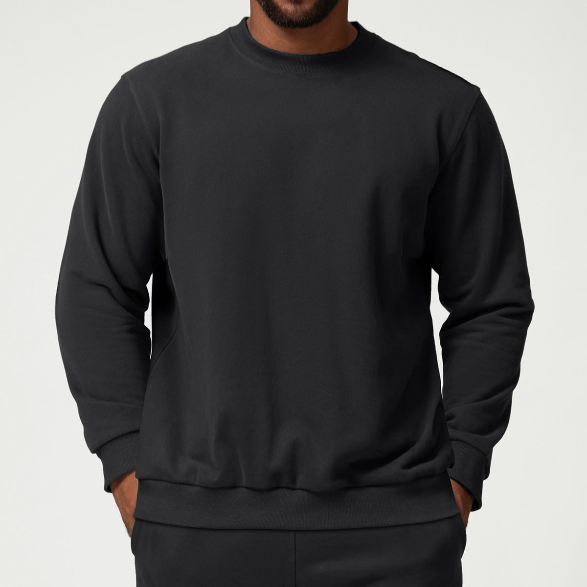 Men’s Cotton Blend Crewneck Sweatshirt