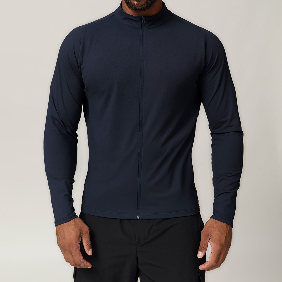 Men’s Stand Collar Full-Zip Training Jacket