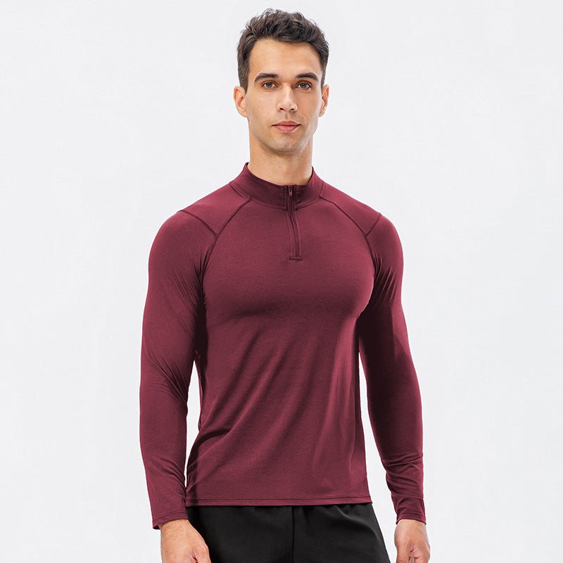 Men’s Half-Zip Performance Long Sleeve Training Top