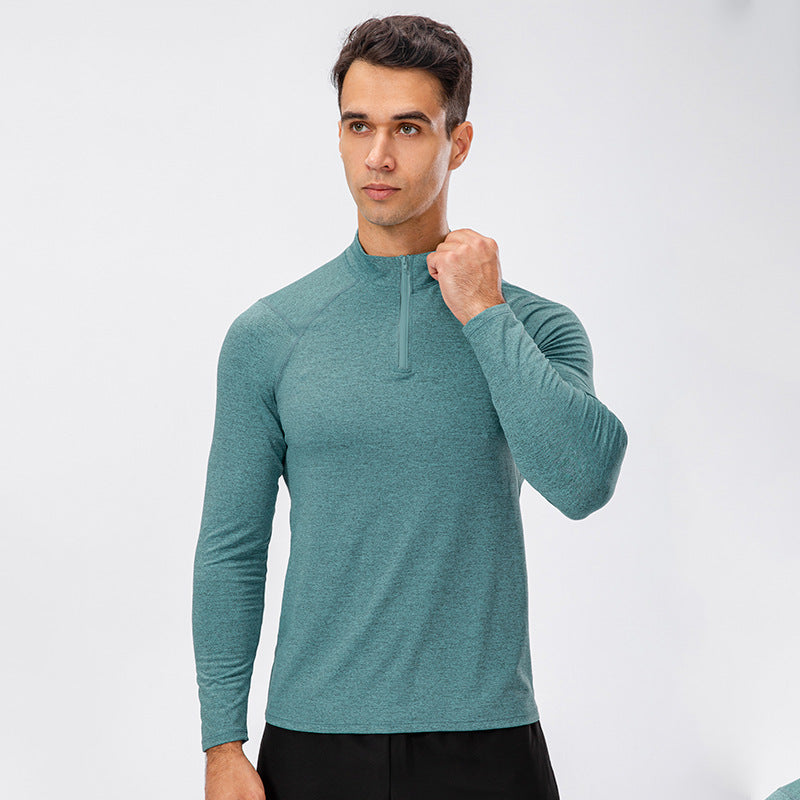 Men’s Half-Zip Performance Long Sleeve Training Top