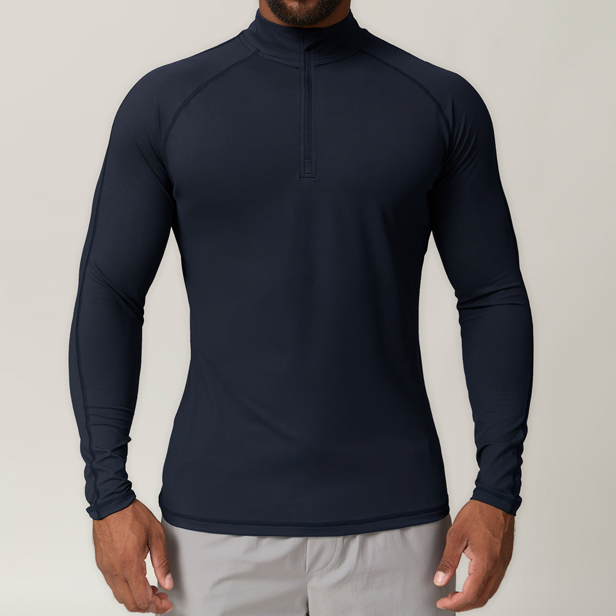 Men’s Half-Zip Long Sleeve Performance Training Top