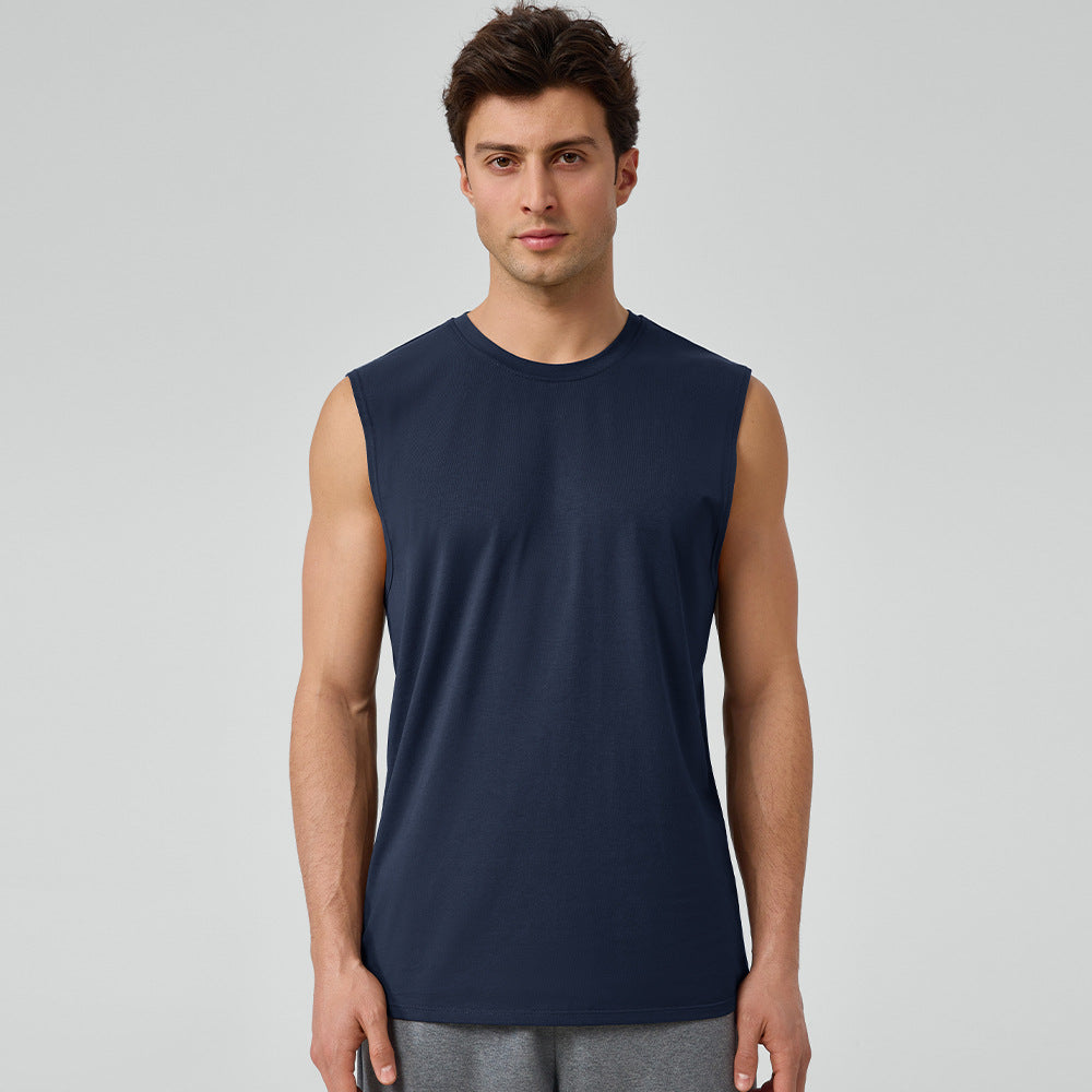 Men’s Sleeveless Tencel Breathable Training Tank Top
