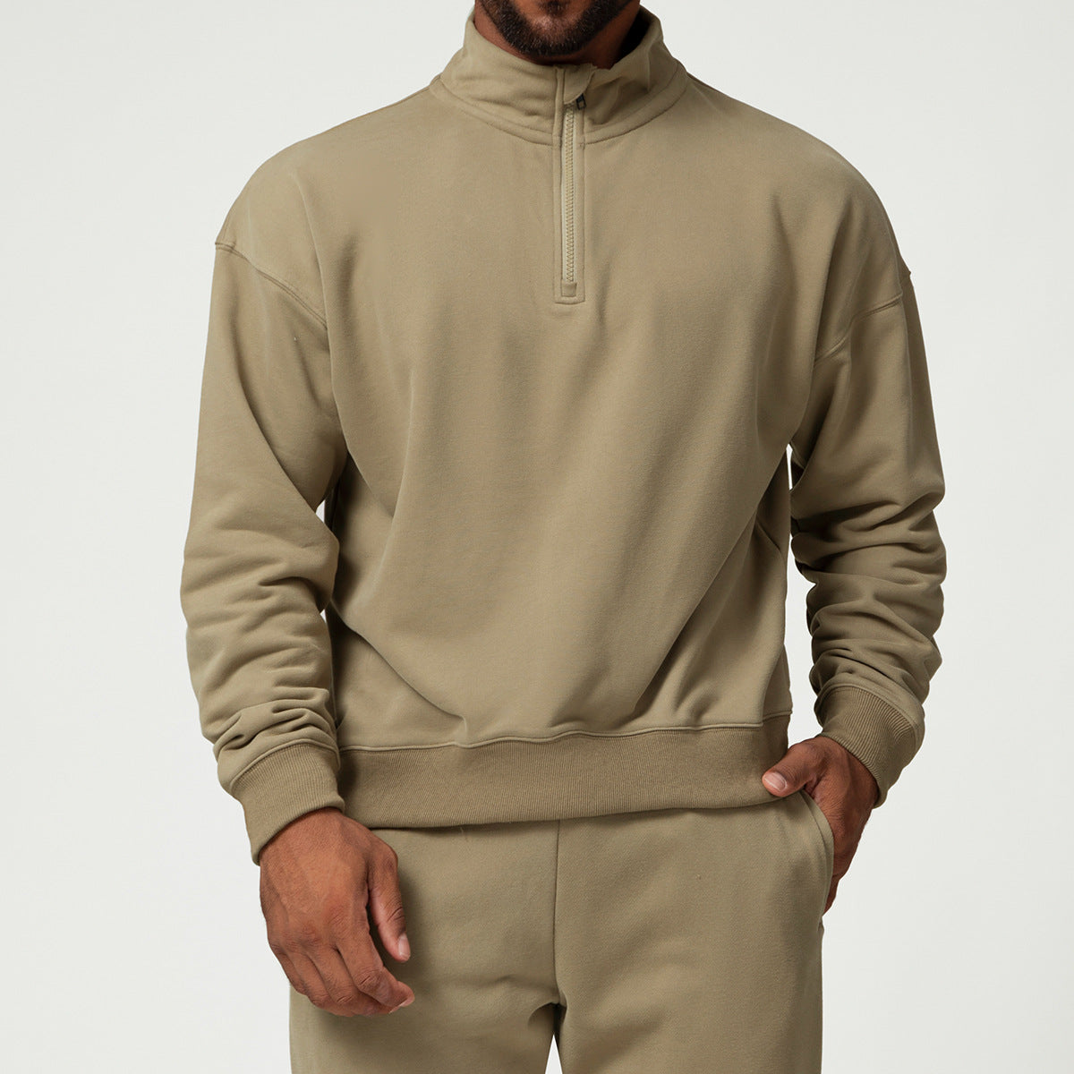 Men’s Half-Zip Pullover Sweatshirt