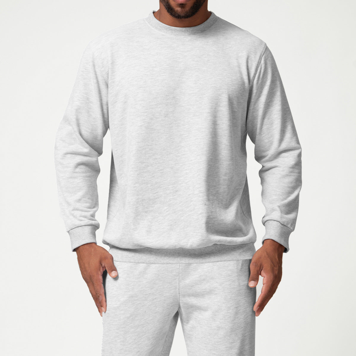 Men’s Cotton Blend Crewneck Sweatshirt