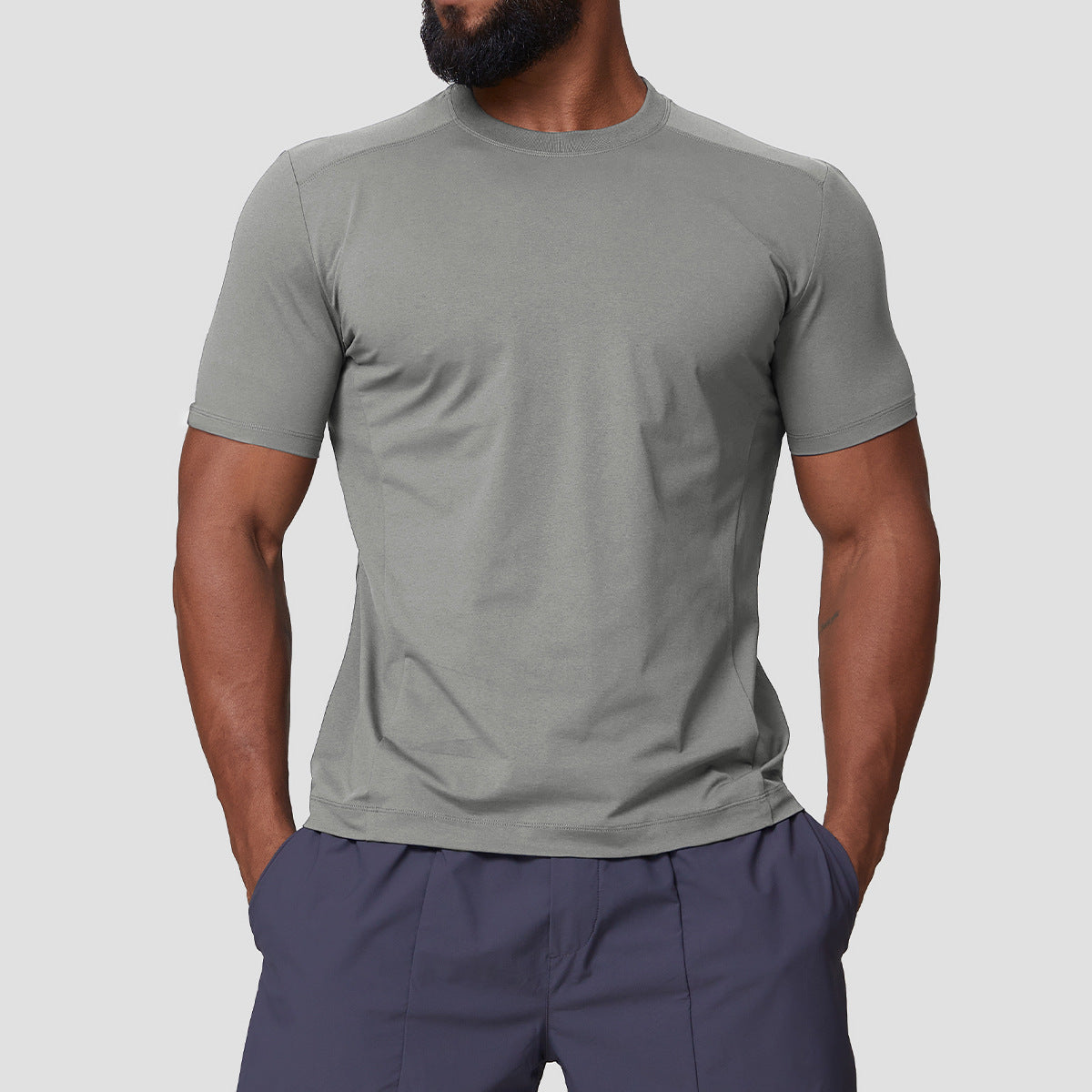 Men’s Anti-UV Quick-Dry Crew Neck T-Shirt