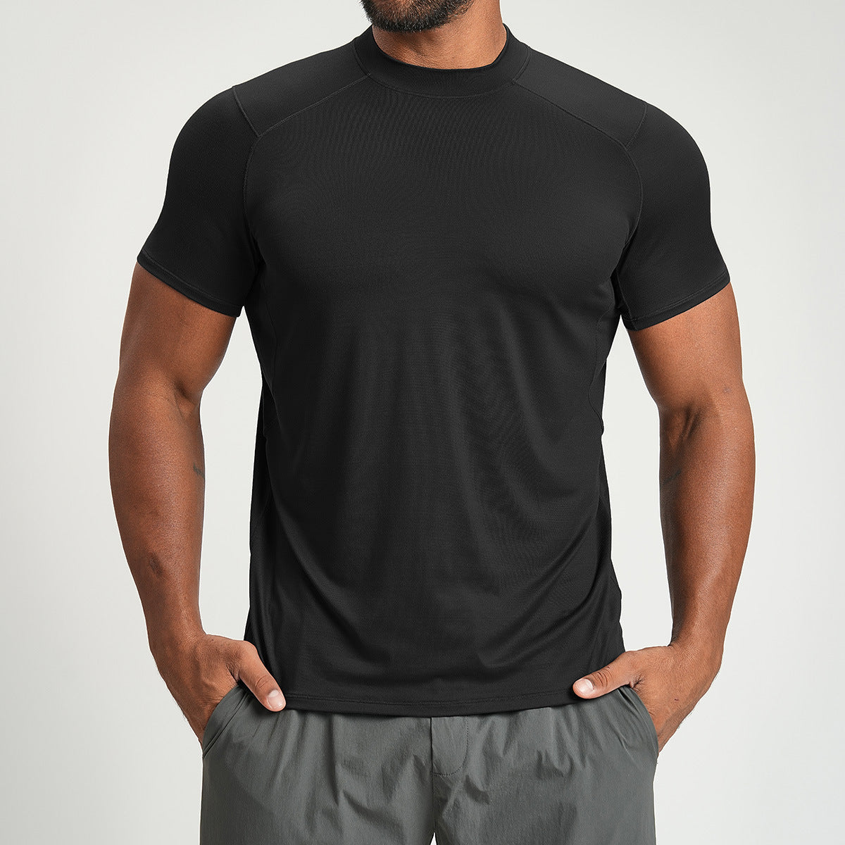 Men’s Breathable Athletic Short Sleeve Training T-Shirt