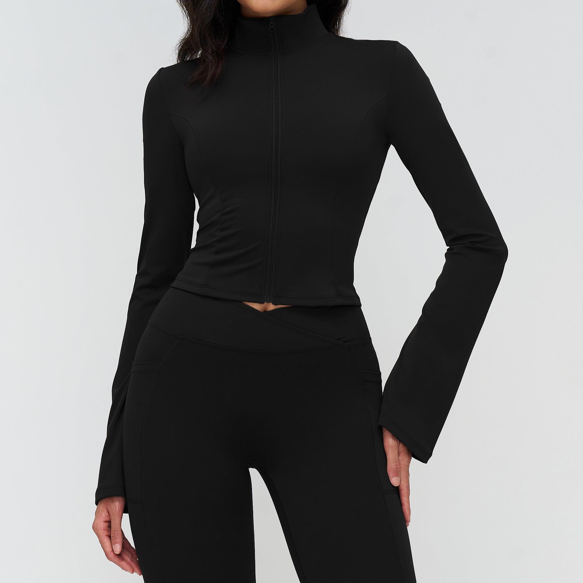 Women’s Slim-Fit Zip-Up Sports Jacket