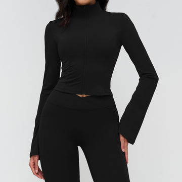Women’s Slim-Fit Zip-Up Sports Jacket