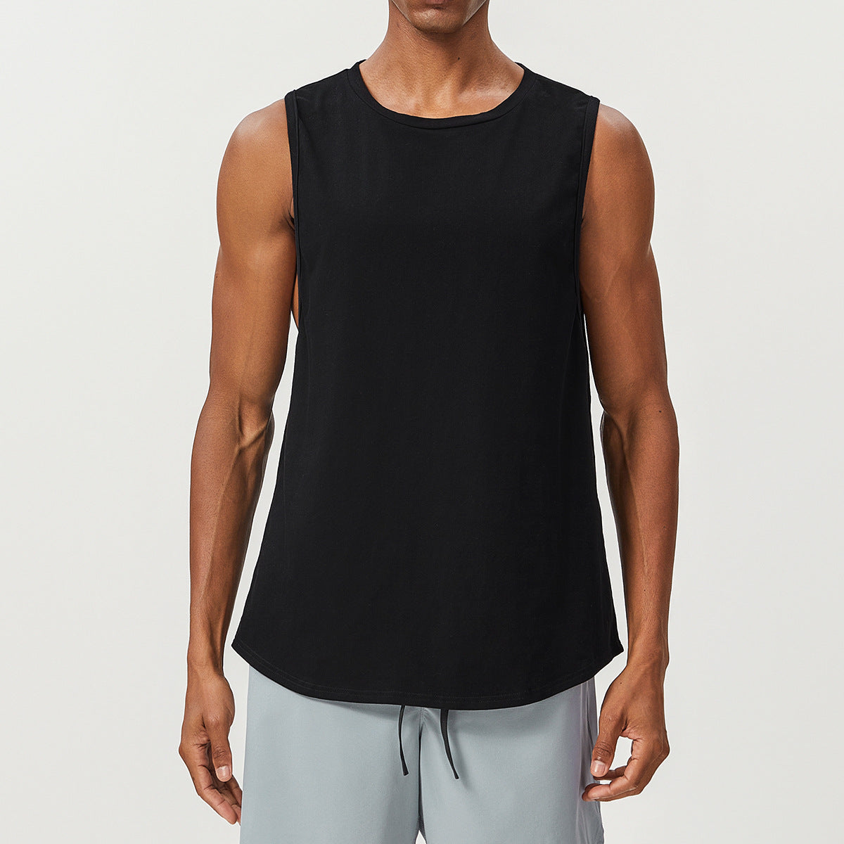 Men’s Breathable Quick-Dry Sleeveless Training Tank Top