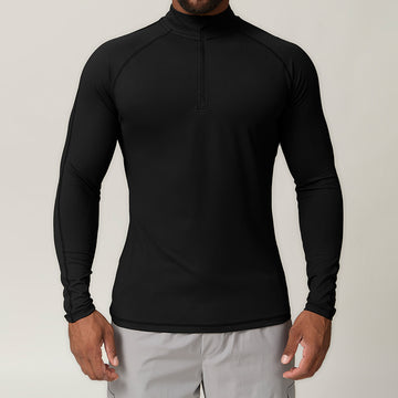 Men’s Half-Zip Long Sleeve Performance Training Top