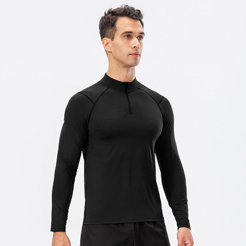 Men’s Half-Zip Performance Long Sleeve Training Top