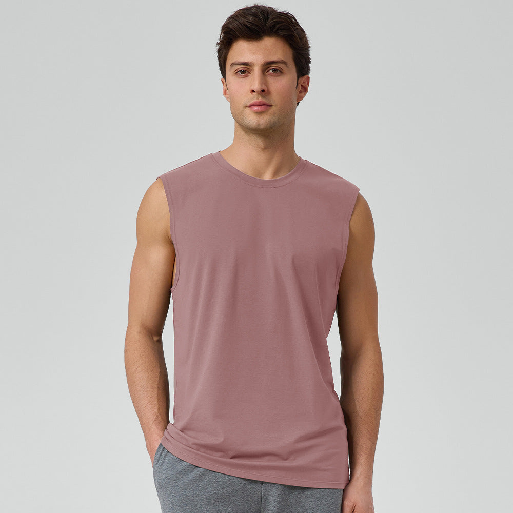 Men’s Sleeveless Tencel Breathable Training Tank Top