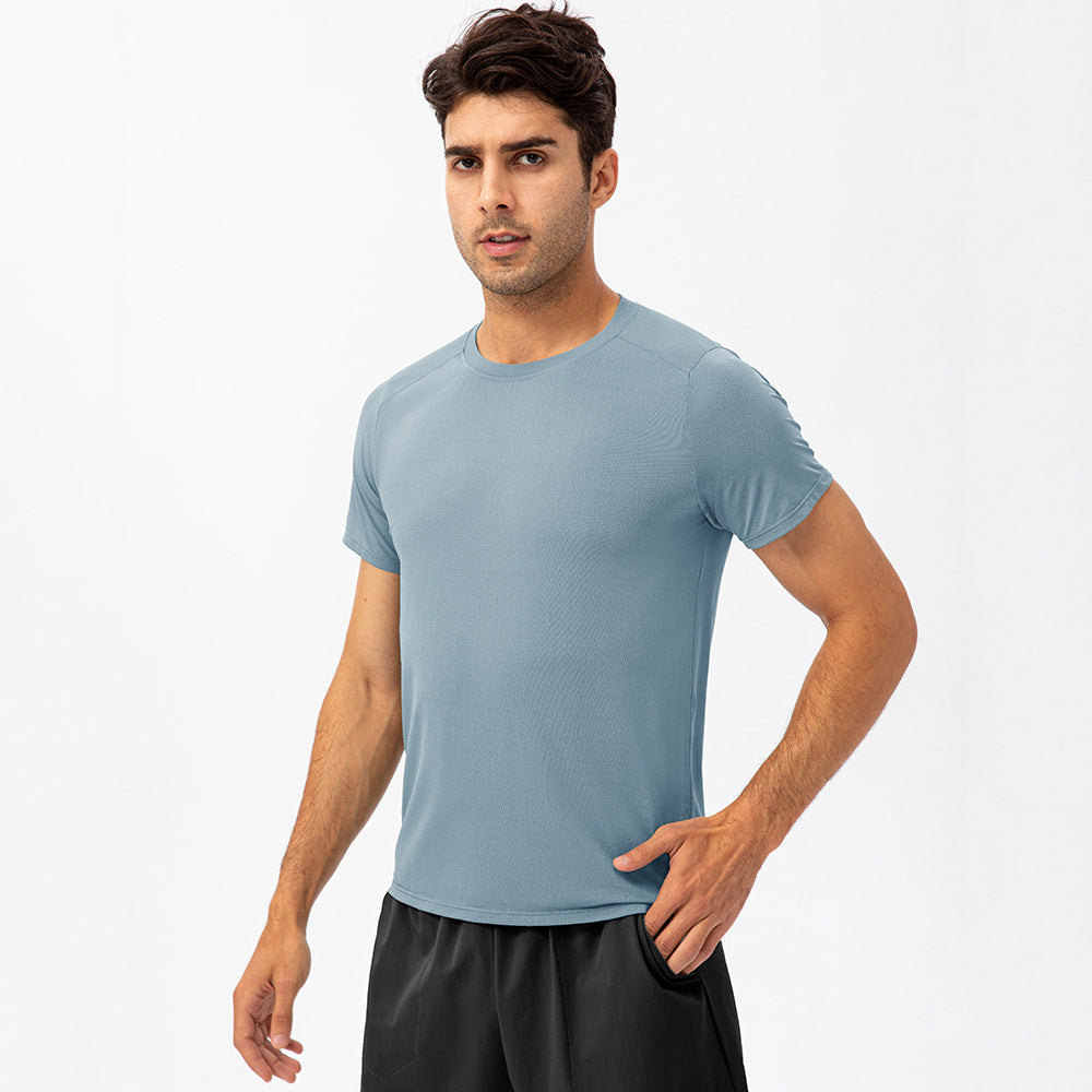 Men’s Breathable Quick-Dry Crew Neck T-Shirt