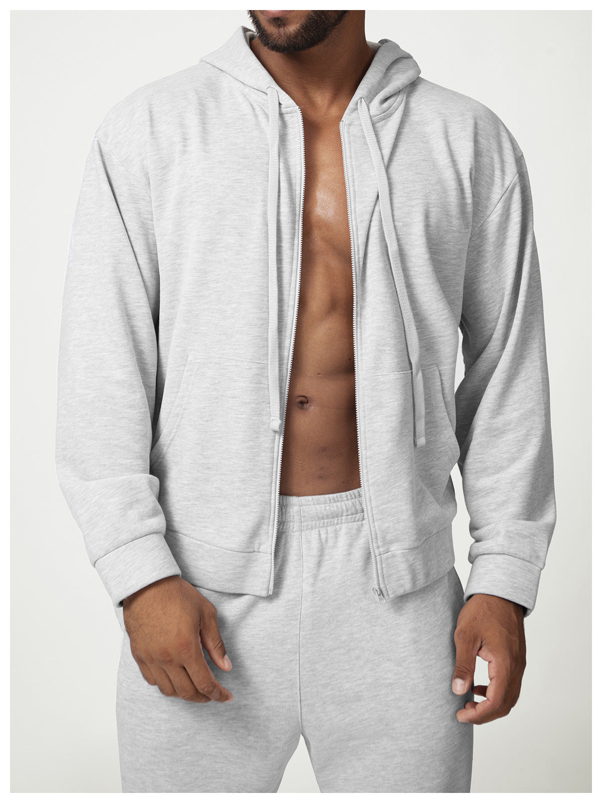 Men’s Zip-Up Hoodie Sweat Jacket