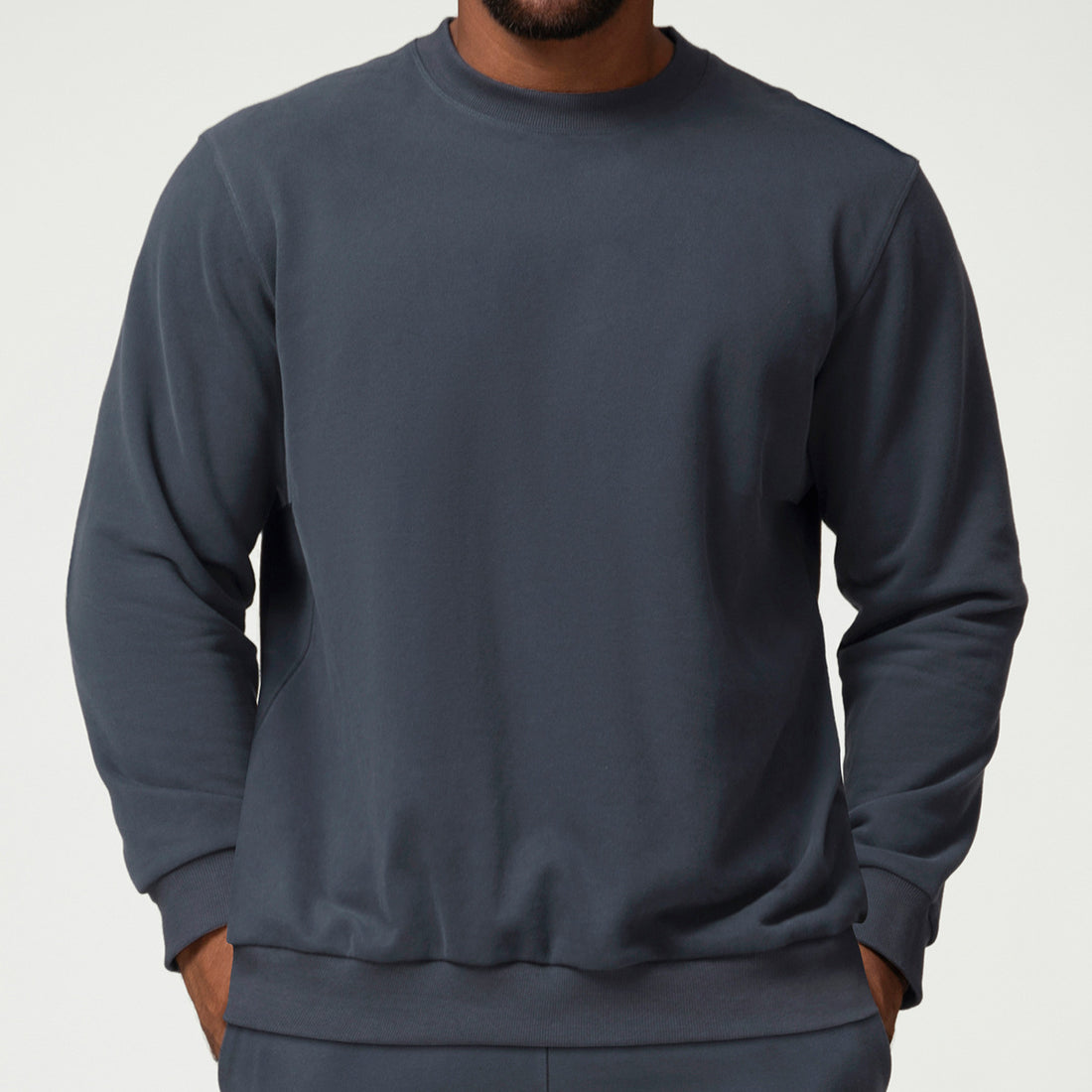 Men’s Cotton Blend Crewneck Sweatshirt