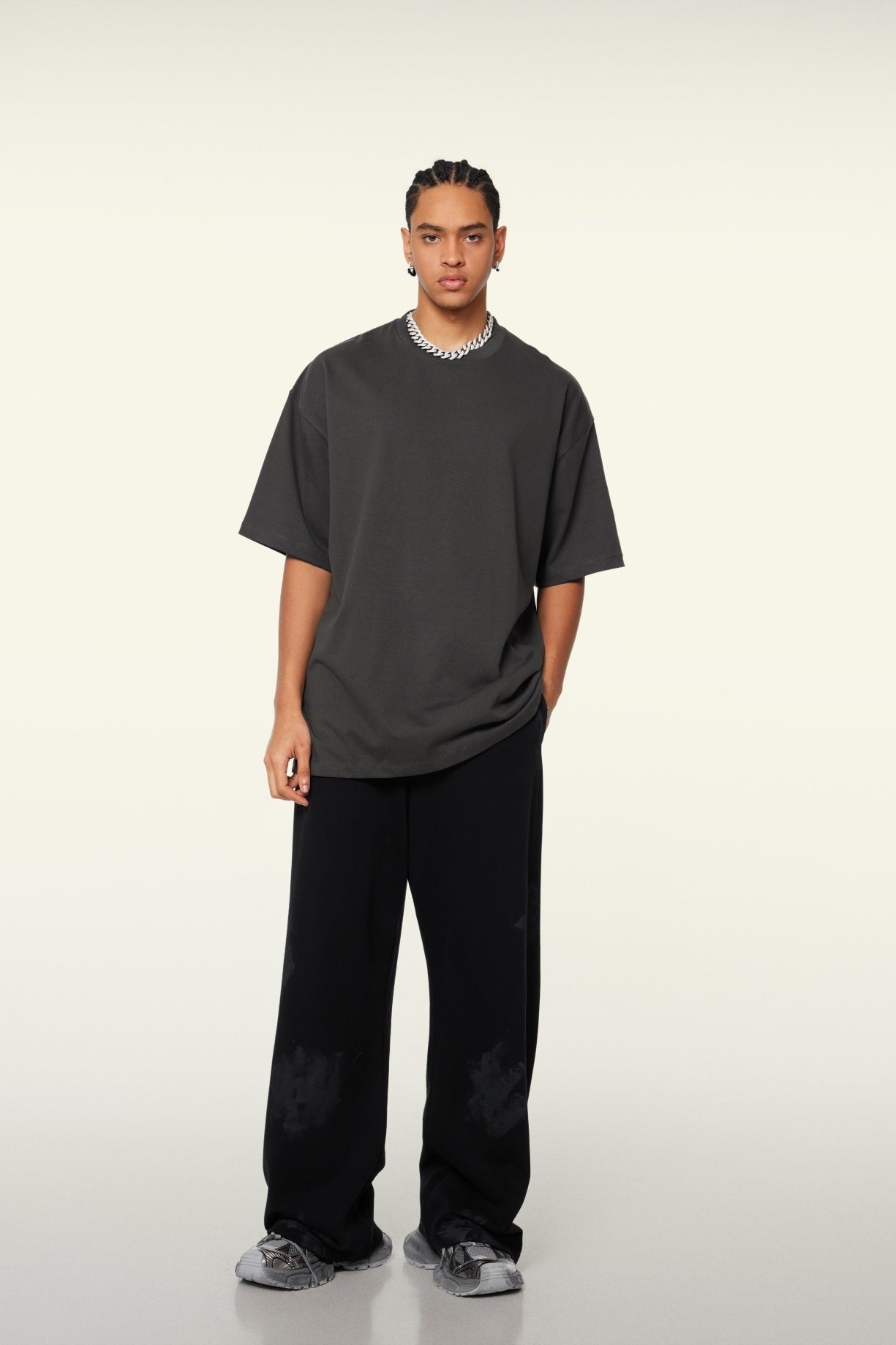 Men’s Heavyweight Oversized Cotton T-Shirt (345G)
